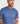 Side-profile close-up of a model in the Ariiston riverside blue Eco Luxe t-shirt