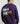 Close-up of the back of the Ariiston HD graphic sweatshirt in parachute purple