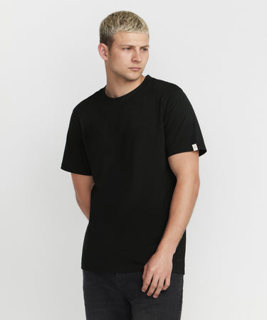 Ariiston 'Aussie Cotton' Classic Luxe T-Shirt - Black