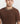 Close-up of a model in the Ariiston Waffle T-Shirt in Cappucino Brown