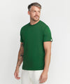 Ariiston 'Aussie Cotton' Classic Luxe T-Shirt - Eden Green