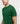 Model close-up in the Ariiston 'Aussie Cotton' T-Shirt in Eden Green