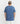 Back view of the Ariiston Waffle Classic T-Shirt in Riverside Blue