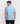 Back view of the Ariiston Herringbone T-Shirt in Windsurfer Blue