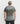 Back view of the Ariiston Driftline Drop Shoulder T-Shirt in Ash Grey