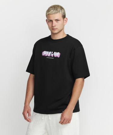 Ariiston Neon Flux Drop Shoulder - Black