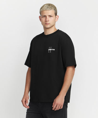 Ariiston HD Gel Print Drop Shoulder - Black