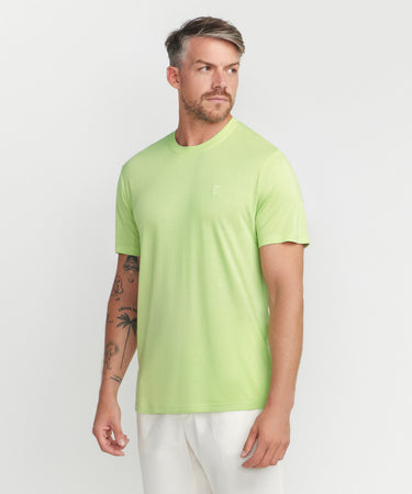 Ariiston Bamboo Eco Luxe T-Shirt - Foam Green