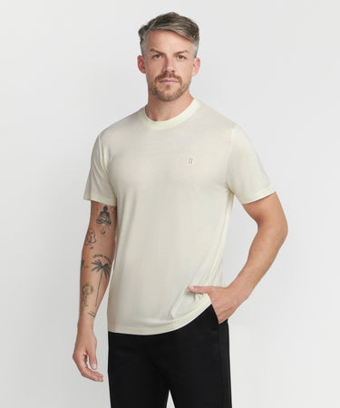 Ariiston Bamboo Eco Luxe T-Shirt - Marshmallow Off White