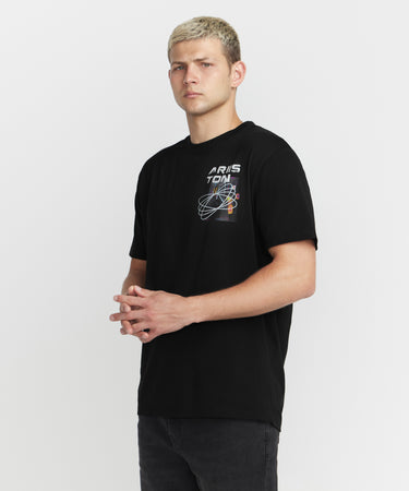 Ariiston Universe Graphic T-Shirt - Black