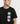 Detailed model close-up of the Ariiston 'Parallel Universe' graphic t-shirt