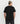Back view of a model wearing the black Ariiston 'Rolling' graphic t-shirt