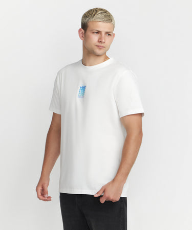 Ariiston 'Loop' Graphic T-Shirt - Marshmallow White