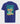 Back of the sodalite blue Ariiston mushroom graphic t-shirt for men
