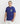 Close-up of a man wearing the Ariiston 'Mushroom' graphic t-shirt in Sodalite Blue, showing fit and fabric