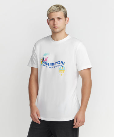 Ariiston 'New Imagination' Graphic T-Shirt - White