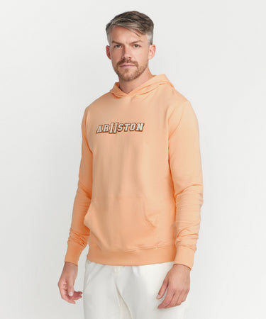 Ariiston All Seasons Embroidery Hoodie - Dusty Coral