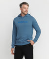Ariiston All Seasons Embroidery Hoodie - Riverside Blue
