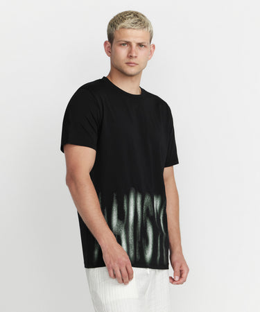 Ariiston 'Urban Haze' Signature Accent T-Shirt - Black