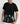 Detailed portrait of a model in the black 'Urban Haze' T-Shirt