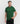 Model wearing the Ariiston Signature HD Print T-Shirt in Eden Green