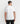 Back view of a model wearing the Ariiston white Signature T-shirt, with a plain back.