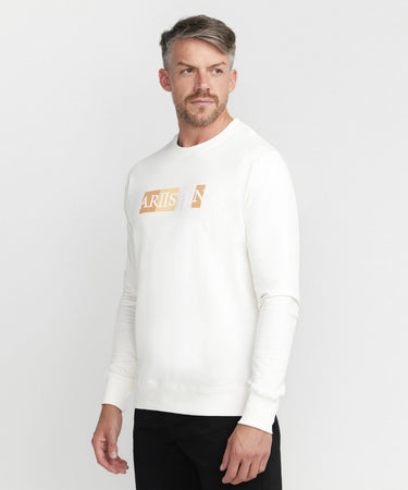 Ariiston Signature Sweatshirt - Marshmallow Off White