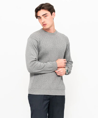 Ariiston Knit Jumper – Grey