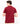 Back view of a model wearing the Ariiston flat knit stripe polo shirt in wine