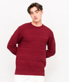 Ariiston Knit Jumper – Wine